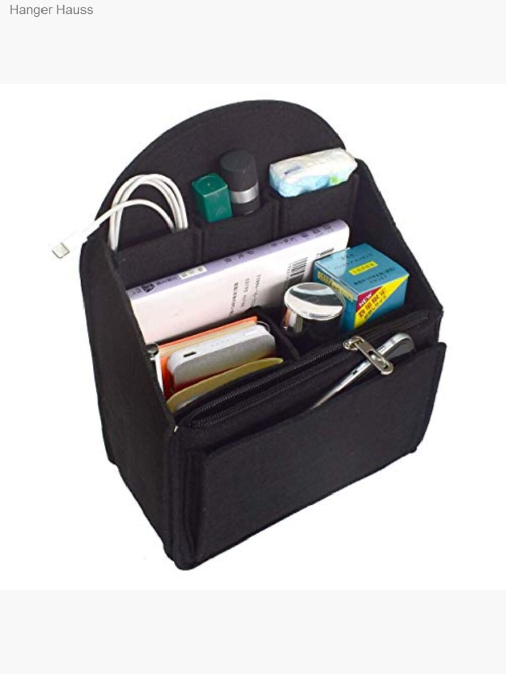 Felt Backpack Organizer Insert for Handbag Tote Shoulder Bag - Picture 4 of 6
